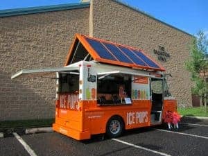 Panele słoneczne do Food trucka