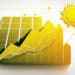 wykres wzrostu wykorzystania energii słonecznej