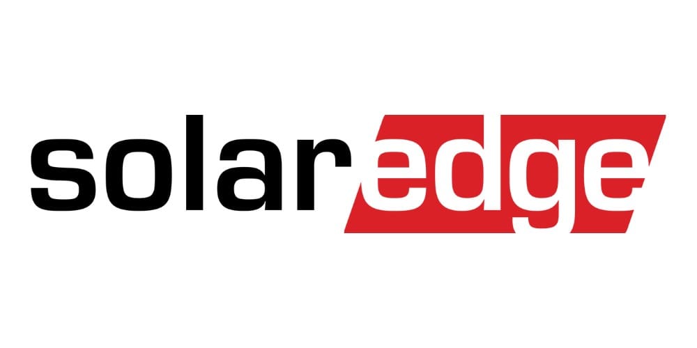 Grafika przedstawia logo firmy SolarEdge, która zajęła 5-e miejsce w rankingu magazynów 2024.